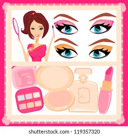  Make-up girl poster