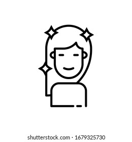 Icono de chicas maquilladoras. Gráfico vectorial plano en fondo blanco.
