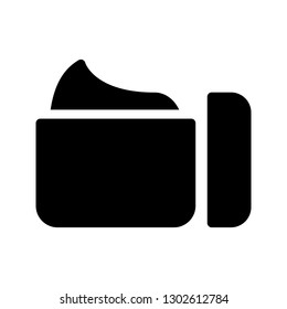 makeup glyph icon