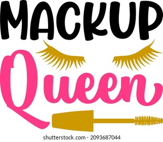 Makeup Graphics Makeup  Queen Svg Design