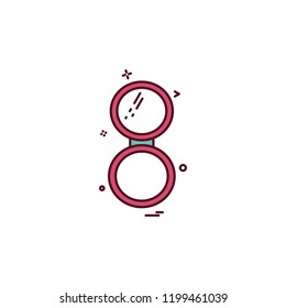 Makeup icon design vector 