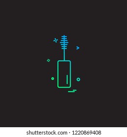 Makeup icon design vector 