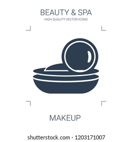 makeup icon. high quality filled makeup icon on white background. from beauty collection flat trendy vector makeup symbol. use for web and mobile