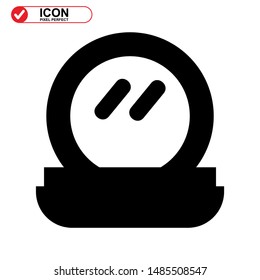 makeup icon isolated sign symbol vector illustration - high quality black style vector icons
