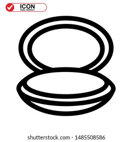 makeup icon isolated sign symbol vector illustration - high quality black style vector icons
