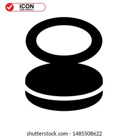 makeup icon isolated sign symbol vector illustration - high quality black style vector icons
