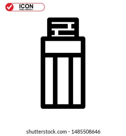 makeup icon isolated sign symbol vector illustration - high quality black style vector icons
