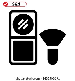 makeup icon isolated sign symbol vector illustration - high quality black style vector icons
