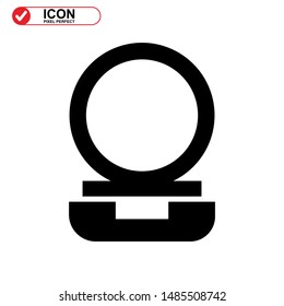 makeup icon isolated sign symbol vector illustration - high quality black style vector icons
