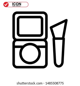 makeup icon isolated sign symbol vector illustration - high quality black style vector icons
