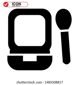 makeup icon isolated sign symbol vector illustration - high quality black style vector icons
