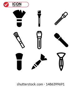 makeup icon isolated sign symbol vector illustration - Collection of high quality black style vector icons

