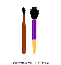 makeup icon. Logo element illustration. makeup design. colored collection. makeup concept. Can be used in web and mobile