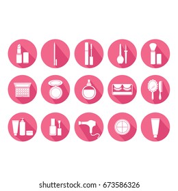 Makeup Icon Set Vector Illustration