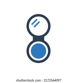 Vector de símbolo de símbolo de icono de maquillaje