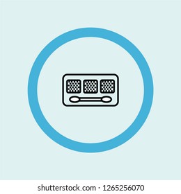 makeup icon symbol. Premium quality isolated makeup vector icon in trendy style. makeup element.