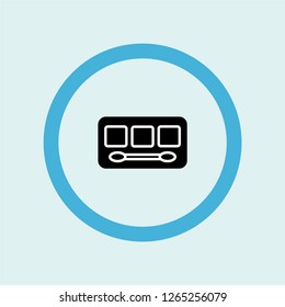 makeup icon symbol. Premium quality isolated makeup vector icon in trendy style. makeup element.
