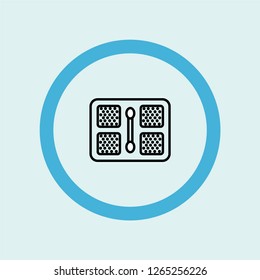 makeup icon symbol. Premium quality isolated makeup vector icon in trendy style. makeup element.