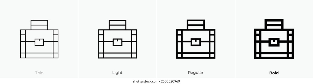 makeup icon. Thin, Light Regular And Bold style design isolated on white background