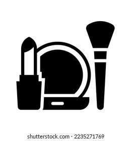 Makeup icon vector illustration logo template isolated on white background