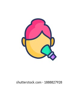 
Makeup icon in vector. Logotype
