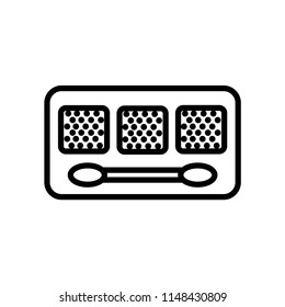 Makeup icon vector icon. Simple element illustration. Makeup symbol design. Can be used for web and mobile.