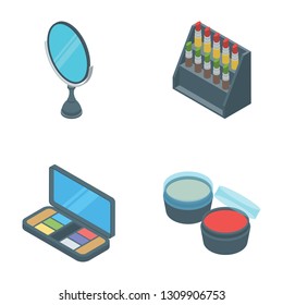 makeup icons in isometric style vector, perfect for salon and spa projects as well in designing assignments. Grab to use it.