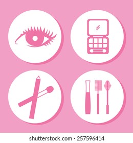 makeup kit design, vector illustration eps10 graphic 