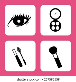 makeup kit design, vector illustration eps10 graphic 