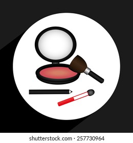 makeup kit design, vector illustration eps10 graphic 