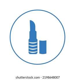 Makeup lip paint cosmetics lipstick icon Circle version icon