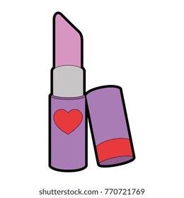 makeup lipstick isolated icon