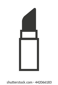 makeup lipstick isolated icon design