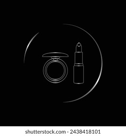 Makeup logo illustration, branding logo