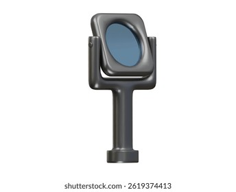 makeup mirror icon 3d illustration render

