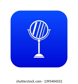 Makeup mirror icon digital blue for any design isolated on white vector illustration