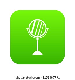 Makeup mirror icon digital green for any design isolated on white vector illustration