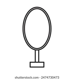 Makeup Mirror Icon Perfekt für Beauty und Vanity Zubehör