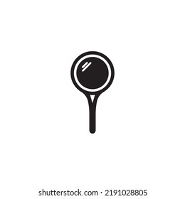 diseño de símbolo de ilustración vectorial de icono de espejo de maquillaje