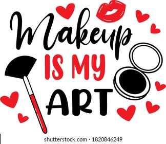 La maquillaje es mi cita artística. Herramienta de maquillaje