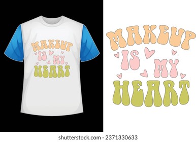 makeup is my heart retro design
