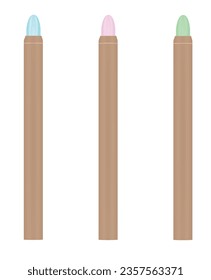 Makeup pencil liner. vector illustration