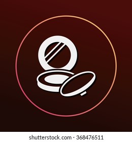 makeup powder icon