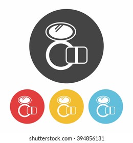 makeup powder icon