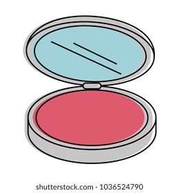 makeup powder isolated icon