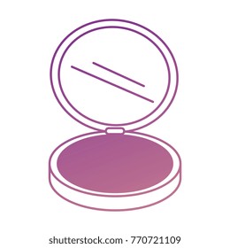 makeup powder isolated icon