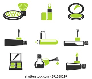 make-up products icons