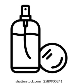 Makeup Remover Vector Line Icon Design For Personal And Commercial Use