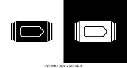 Concepto de icono de toallitas desmaquillantes, Ilustración vectorial