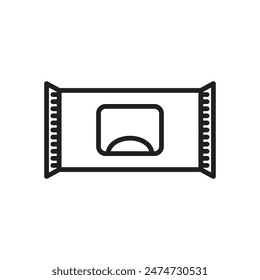 Makeup Remover Wipes Icon Ideal for Skincare and Hygiene Products